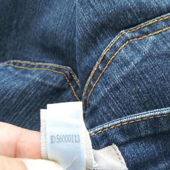 Chico's Dark Wash Mid Rise Skinny Boot Cut Jeans 4 - Picture 7 of 9